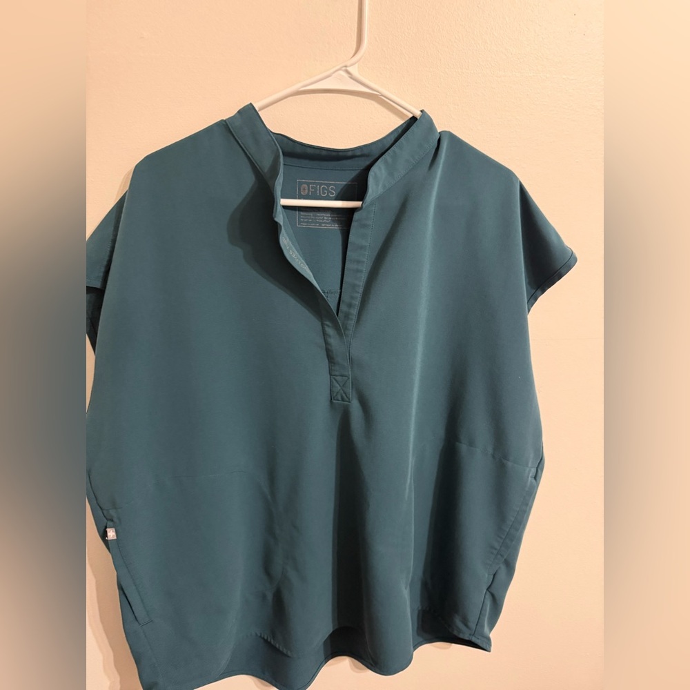 Fig Rafaela Top Caribbean Blue in XL